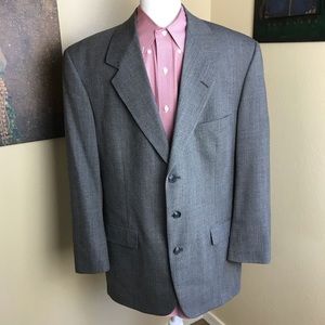 Racquet Club gray blazer in excellent condition